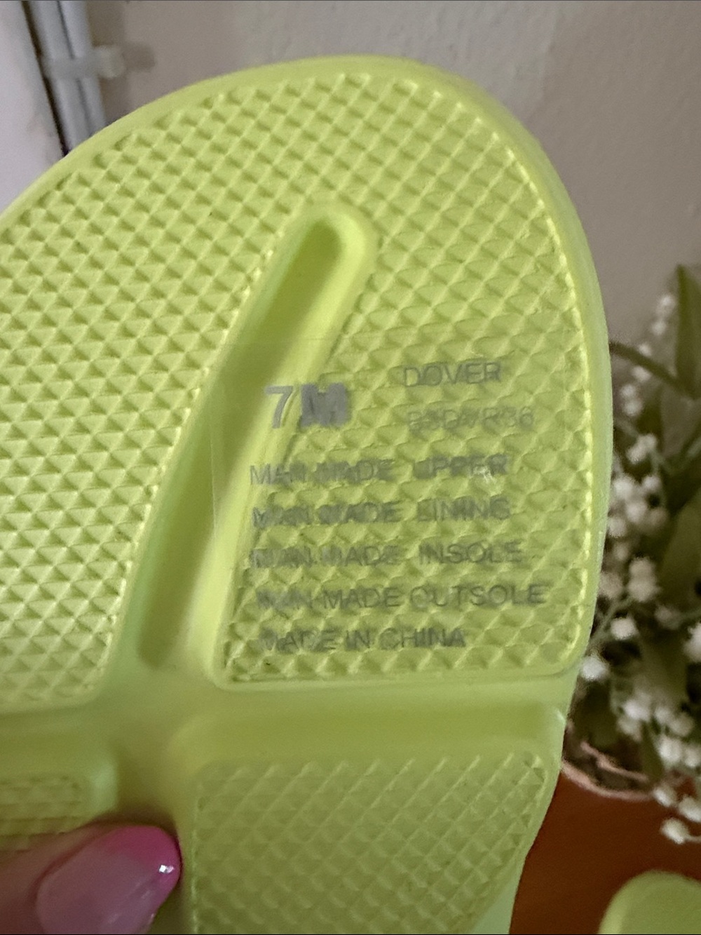 JBU Women's Lime Slide Sandals in Bright Lime - Picture 6 of 10